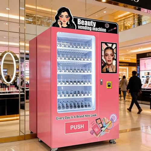 Automatic Beauty Vending Kiosk – Smart Retail Solution for Mall, Office & Boutique, Touchscreen Control with Remote Management System, High Capacity Storage, Stainless Steel Frame, for Startups